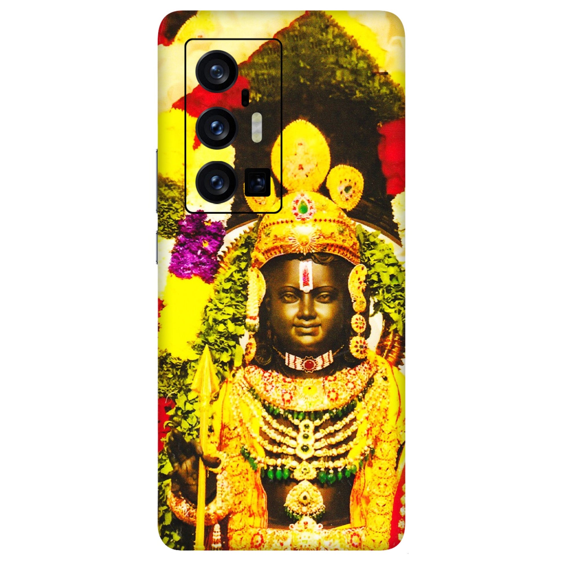 VIVO Z/V/X/T/U/S Series Phone Skins (All Models) - Ram Lalla Ayodhya - 3D Embossed Finish (L-103) Vivo X70 Pro Plus (5G)
