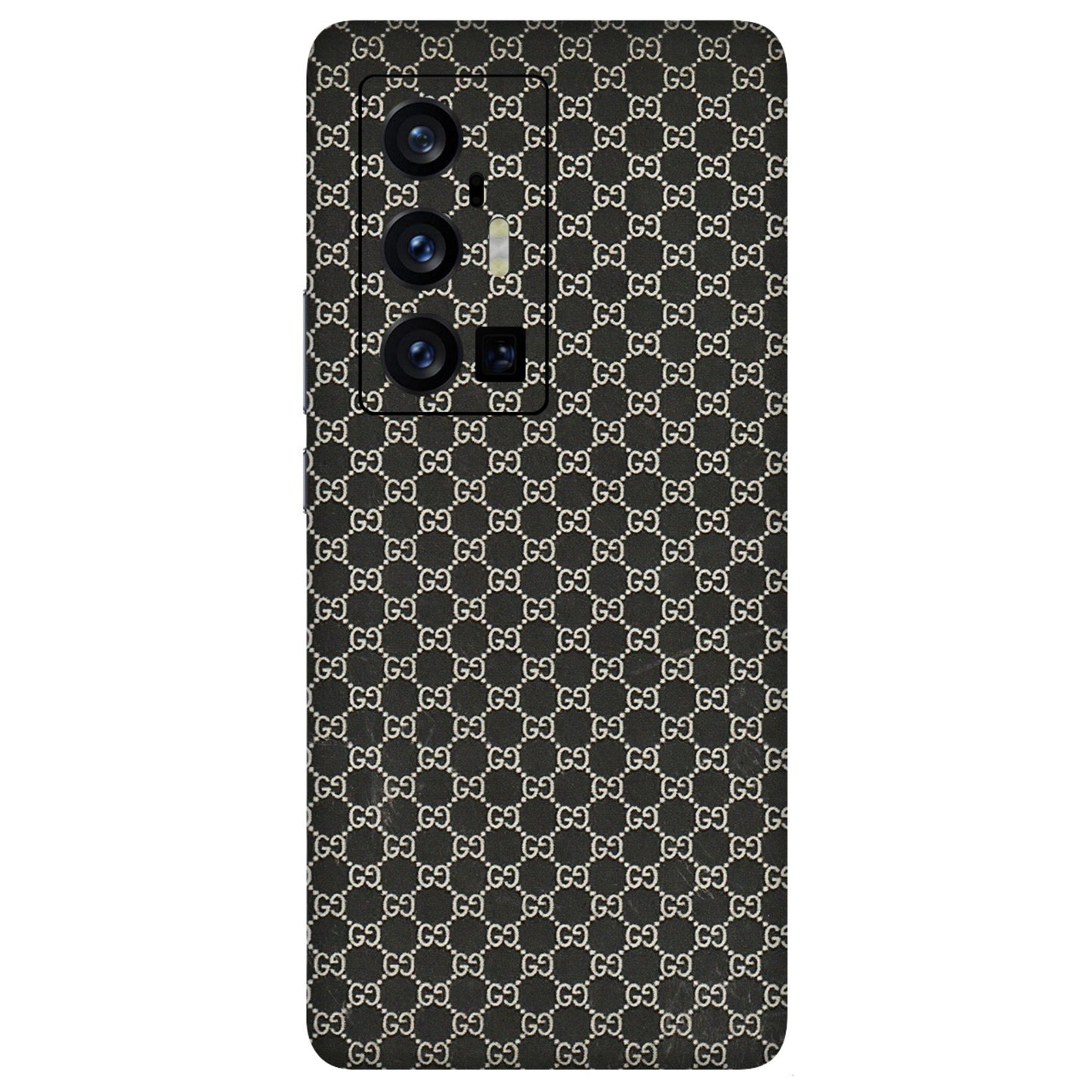 VIVO Z/V/X/T/U/S Series Phone Skins (All Models) - Black G Print - 3D Embossed Finish (L-109) Vivo X70 Pro Plus (5G)