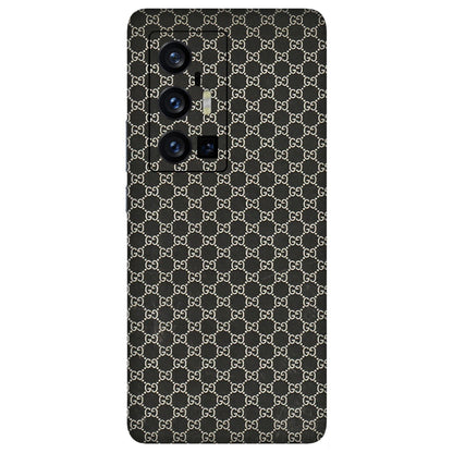 VIVO Z/V/X/T/U/S Series Phone Skins (All Models) - Black G Print - 3D Embossed Finish (L-109) Vivo X70 Pro Plus (5G)