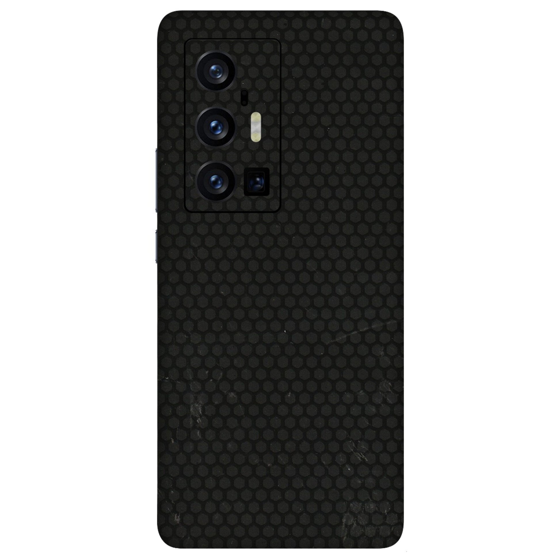 VIVO Z/V/X/T/U/S Series Phone Skins (All Models) - Black honeycomb - 3D Embossed Finish (L-114) Vivo X70 Pro Plus (5G)