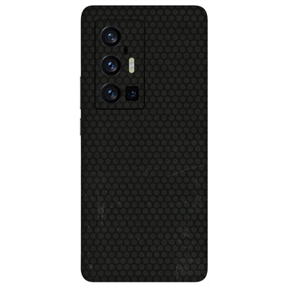 VIVO Z/V/X/T/U/S Series Phone Skins (All Models) - Black honeycomb - 3D Embossed Finish (L-114) Vivo X70 Pro Plus (5G)