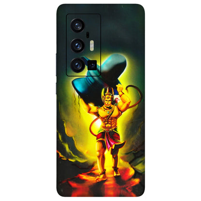 VIVO Z/V/X/T/U/S Series Phone Skins (All Models) - Hanuman Ji - 3D Embossed Finish (L-128) Vivo X70 Pro Plus (5G)
