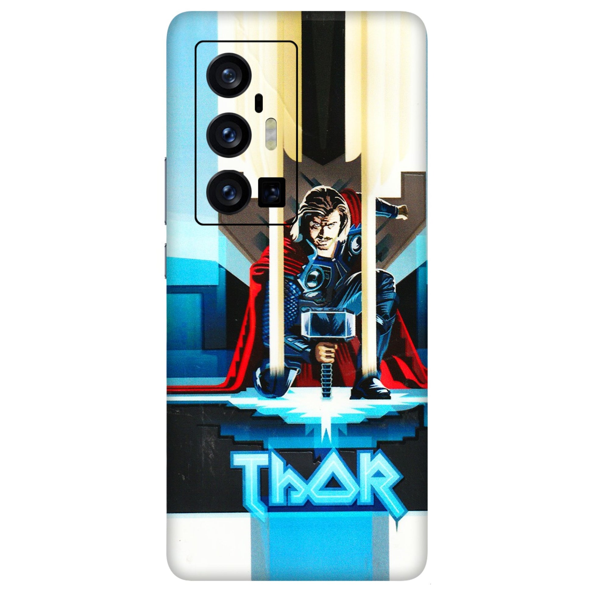 VIVO Z/V/X/T/U/S Series Phone Skins (All Models) - Thor - 3D Embossed Finish (L-137) Vivo X70 Pro Plus (5G)