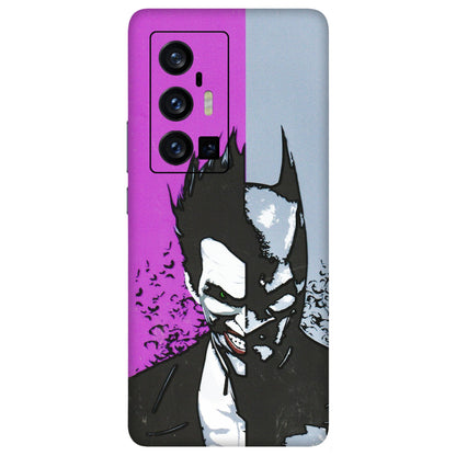 VIVO Z/V/X/T/U/S Series Phone Skins (All Models) - Batman & Joker - 3D Embossed Finish (L-143) Vivo X70 Pro Plus (5G)