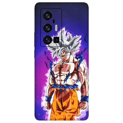 VIVO Z/V/X/T/U/S Series Phone Skins (All Models) - Goku Purple Anime - 3D Embossed Finish (L-147) Vivo X70 Pro Plus (5G)