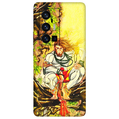VIVO Z/V/X/T/U/S Series Phone Skins (All Models) - Lord Hanuman - 3D Embossed Finish (L-152) Vivo X70 Pro Plus (5G)
