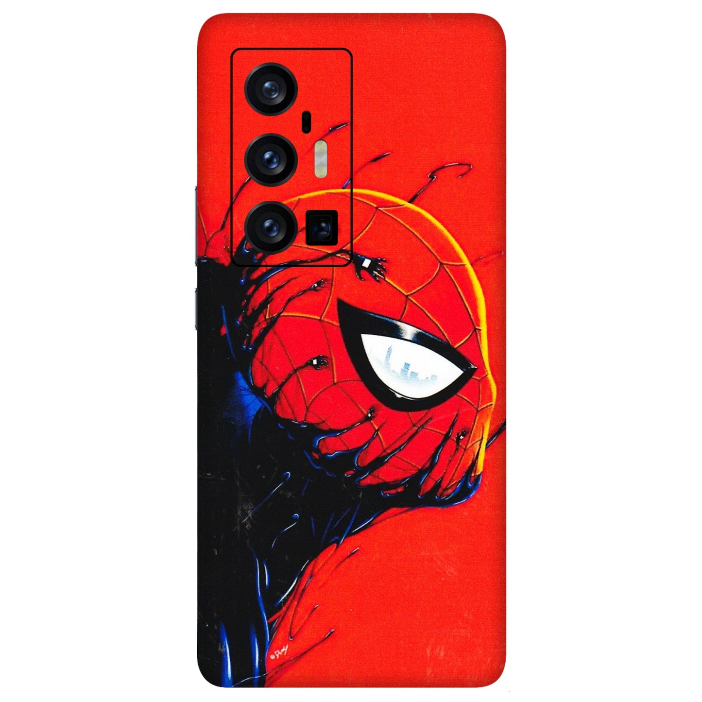 VIVO Z/V/X/T/U/S Series Phone Skins (All Models) - Spiderman Face Venom - 3D Embossed Finish (L-165) Vivo X70 Pro Plus (5G)