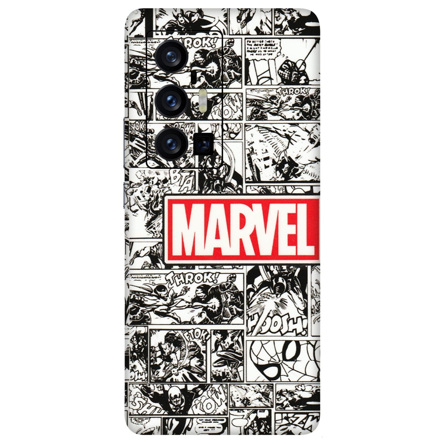VIVO Z/V/X/T/U/S Series Phone Skins (All Models) - Marvel Comic - 3D Embossed Finish (L-171) Vivo X70 Pro Plus (5G)
