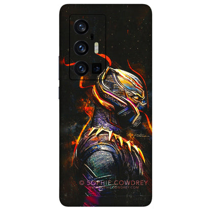 VIVO Z/V/X/T/U/S Series Phone Skins (All Models) - Black Panther - 3D Embossed Finish (L-190) Vivo X70 Pro Plus (5G)