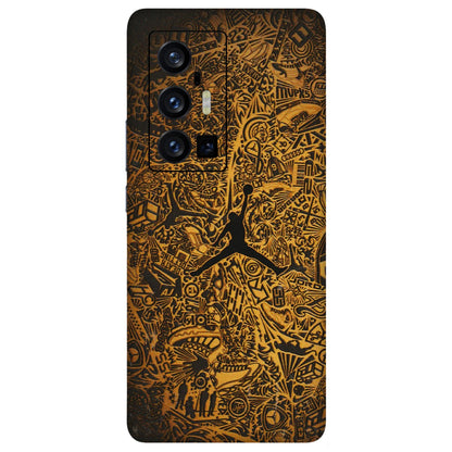 VIVO Z/V/X/T/U/S Series Phone Skins (All Models) - Premium Gold Basketball Player - 3D Embossed Finish (L-236) Vivo X70 Pro Plus (5G)