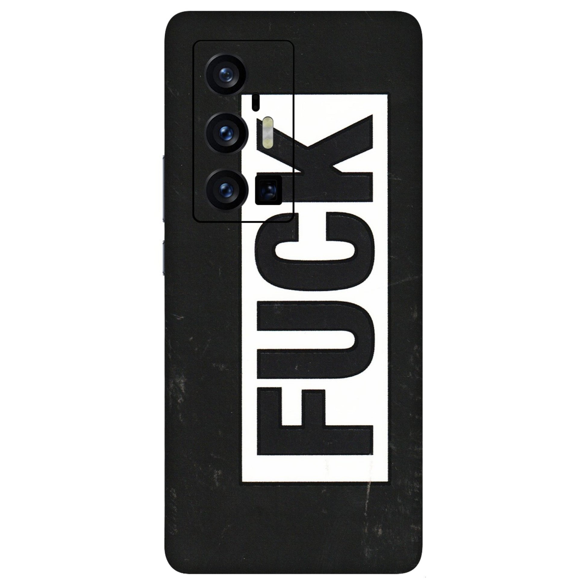 VIVO Z/V/X/T/U/S Series Phone Skins (All Models) - The F Word - 3D Embossed Finish (L-255) Vivo X70 Pro Plus (5G)