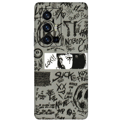 VIVO Z/V/X/T/U/S Series Phone Skins (All Models) - Never Have Love Anime - 3D Embossed Finish (L-260) Vivo X70 Pro Plus (5G)
