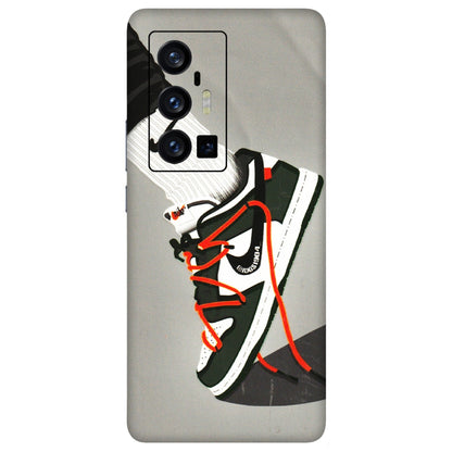VIVO Z/V/X/T/U/S Series Phone Skins (All Models) - New Grey Sneaker - 3D Embossed Finish (L-261) Vivo X70 Pro Plus (5G)