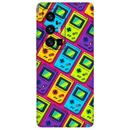 VIVO Z/V/X/T/U/S Series Phone Skins (All Models) - Gameboy Colourful - 3D Embossed Finish (L-266) Vivo X70 Pro Plus (5G)