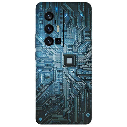 VIVO Z/V/X/T/U/S Series Phone Skins (All Models) - Original Circuit - 3D Embossed Finish (L-267) Vivo X70 Pro Plus (5G)