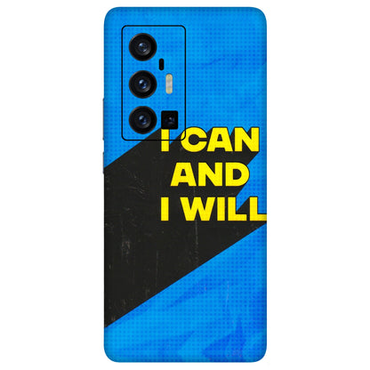VIVO Z/V/X/T/U/S Series Phone Skins (All Models) - I Can And I Will - 3D Embossed Finish (L-281) Vivo X70 Pro Plus (5G)