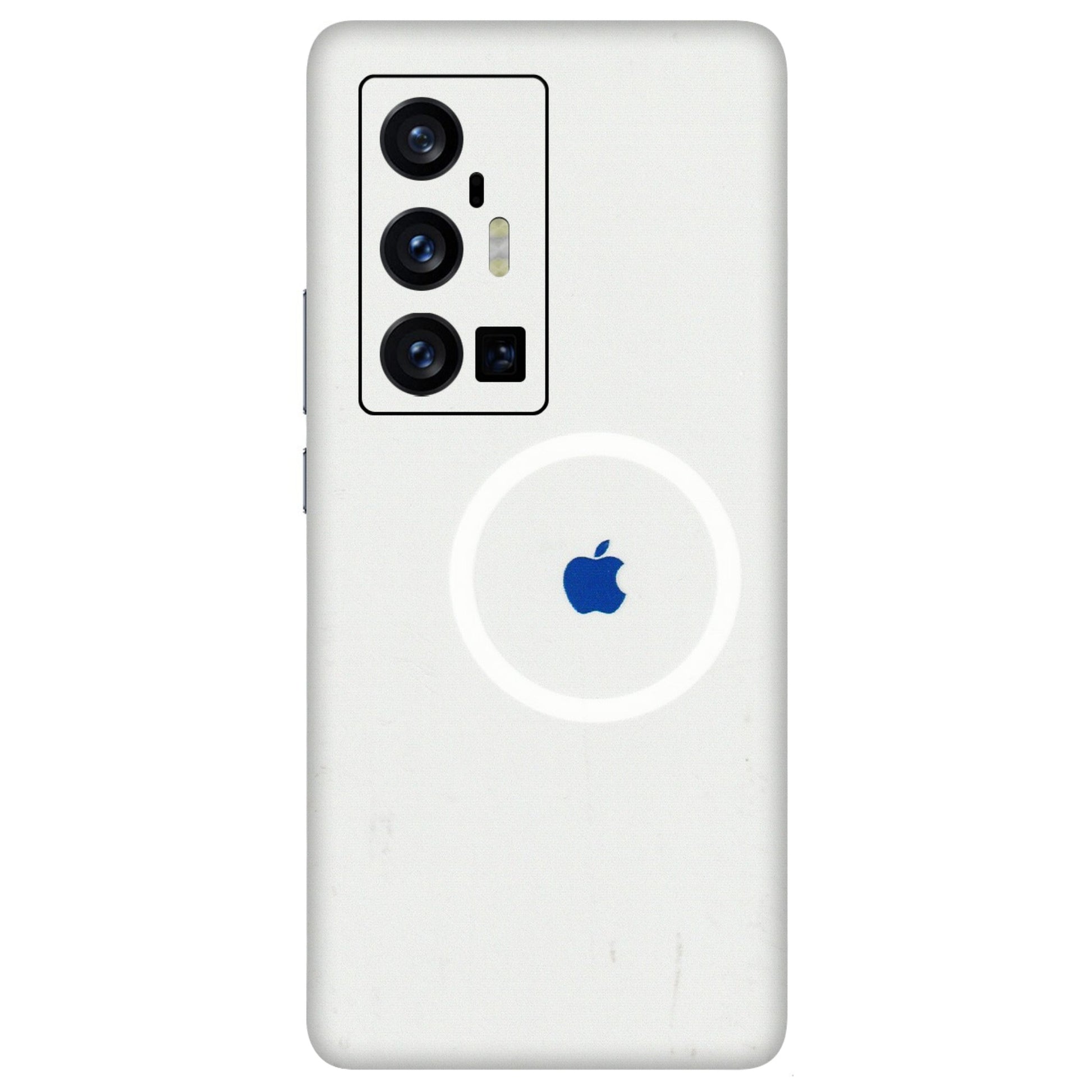 VIVO Z/V/X/T/U/S Series Phone Skins (All Models) - iPhone Magsafe Logo - 3D Embossed Finish (L-320) Vivo X70 Pro Plus (5G)