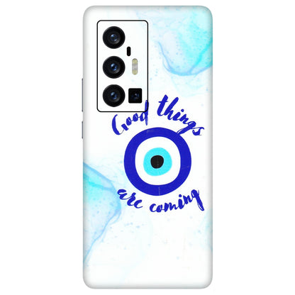 VIVO Z/V/X/T/U/S Series Phone Skins (All Models) - Evil Eye Good Things Are Coming - 3D Embossed Finish (L-322) Vivo X70 Pro Plus (5G)