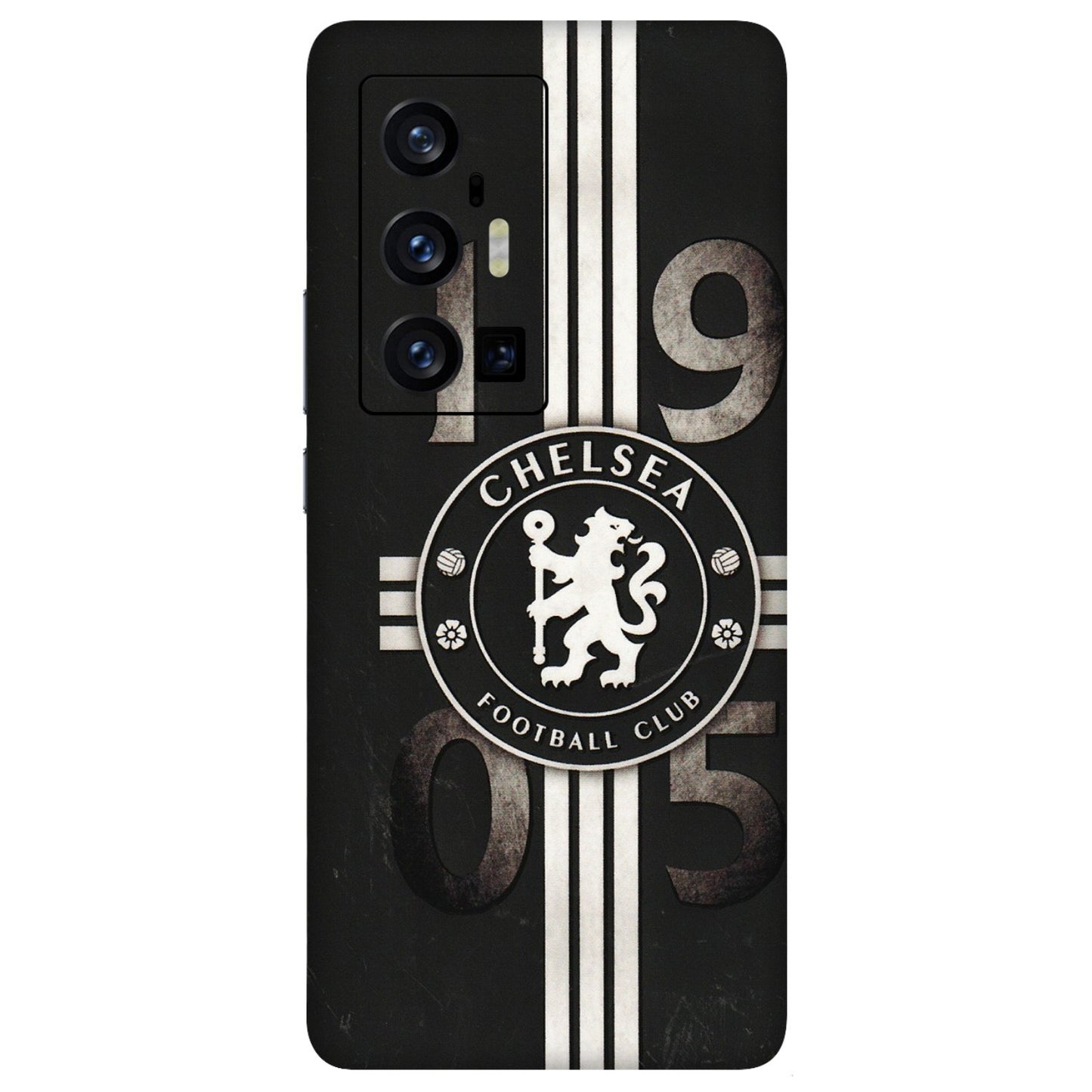 VIVO Z/V/X/T/U/S Series Phone Skins (All Models) - Chelsea Fan Club - 3D Embossed Finish (L-36) Vivo X70 Pro Plus (5G)