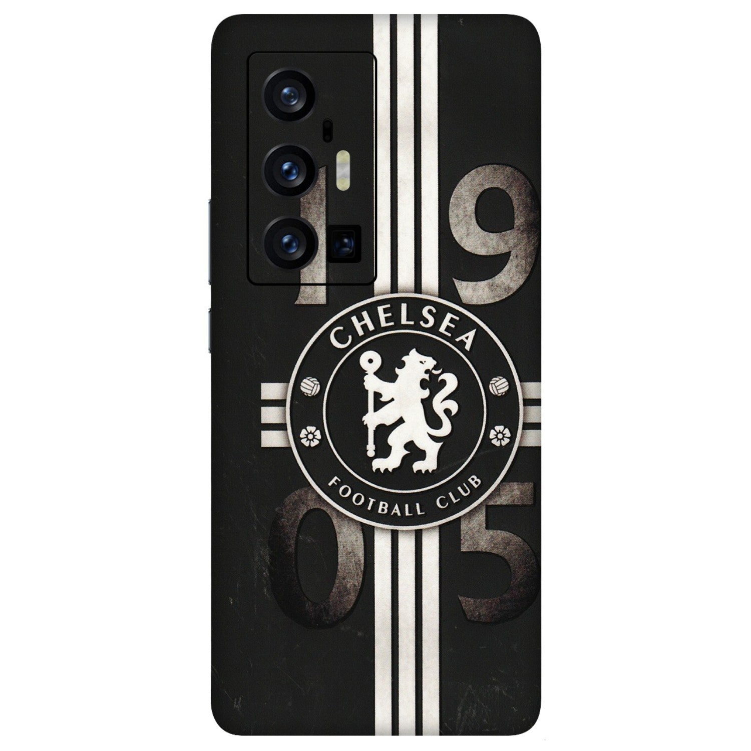 VIVO Z/V/X/T/U/S Series Phone Skins (All Models) - Chelsea Fan Club - 3D Embossed Finish (L-36) Vivo X70 Pro Plus (5G)