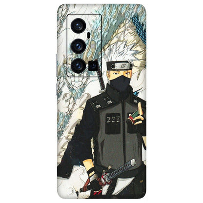 VIVO Z/V/X/T/U/S Series Phone Skins (All Models) - Kakashi Hatake Naruto Anime - 3D Embossed Finish (L-46) Vivo X70 Pro Plus (5G)