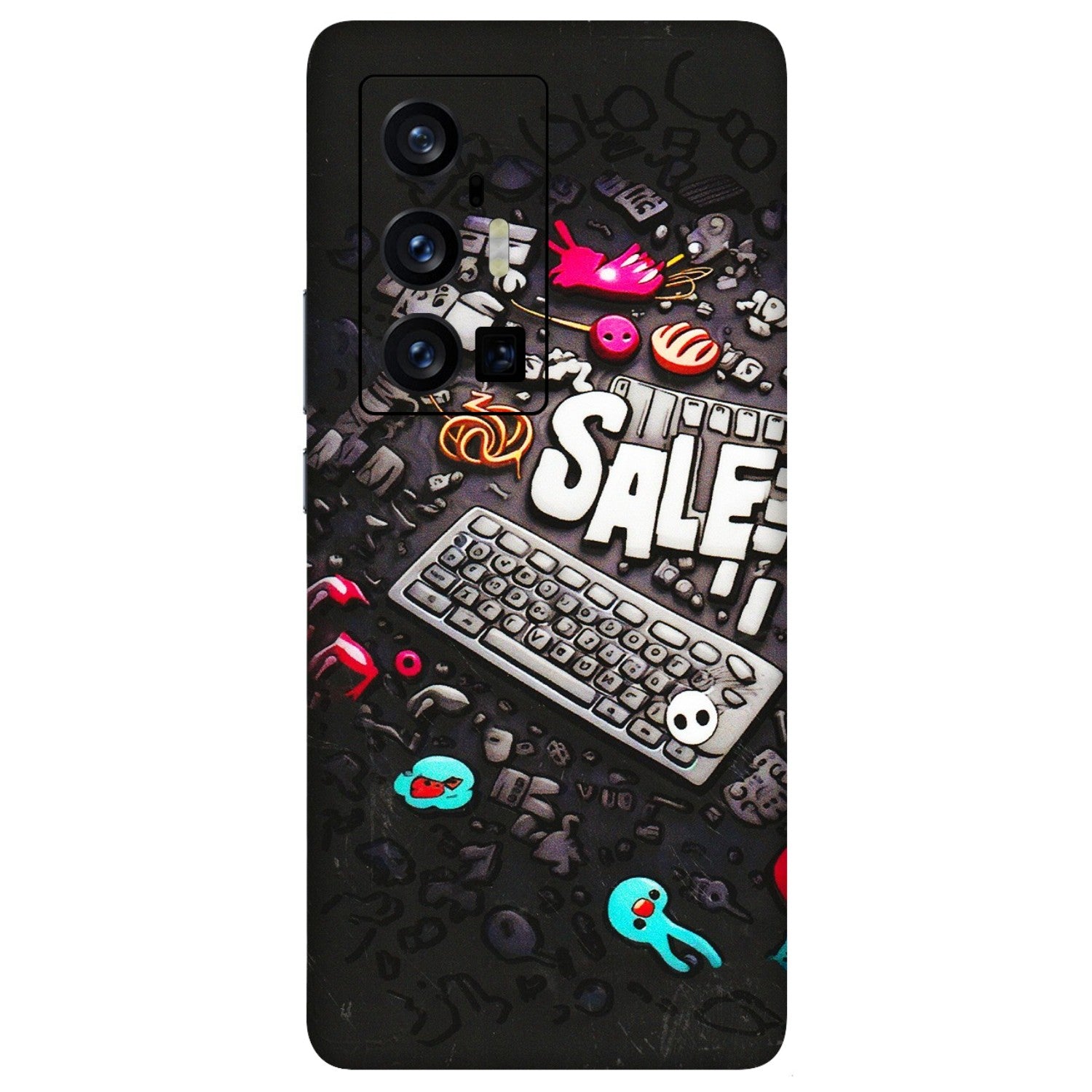 VIVO Z/V/X/T/U/S Series Phone Skins (All Models) - Gadgets Sale - 3D Embossed Finish (L-50) Vivo X70 Pro Plus (5G)