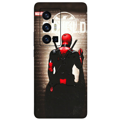 VIVO Z/V/X/T/U/S Series Phone Skins (All Models) - Deadpool - 3D Embossed Finish (L-56) Vivo X70 Pro Plus (5G)