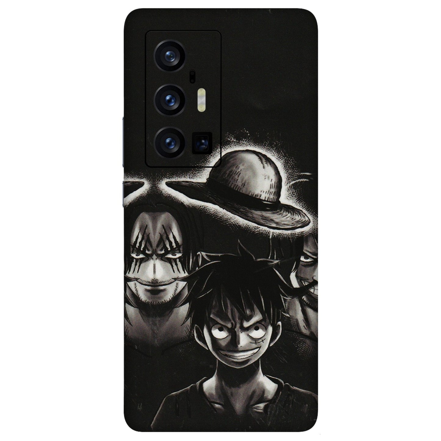 VIVO Z/V/X/T/U/S Series Phone Skins (All Models) - Black Luffy Hat - 3D Embossed Finish (L-57) Vivo X70 Pro Plus (5G)
