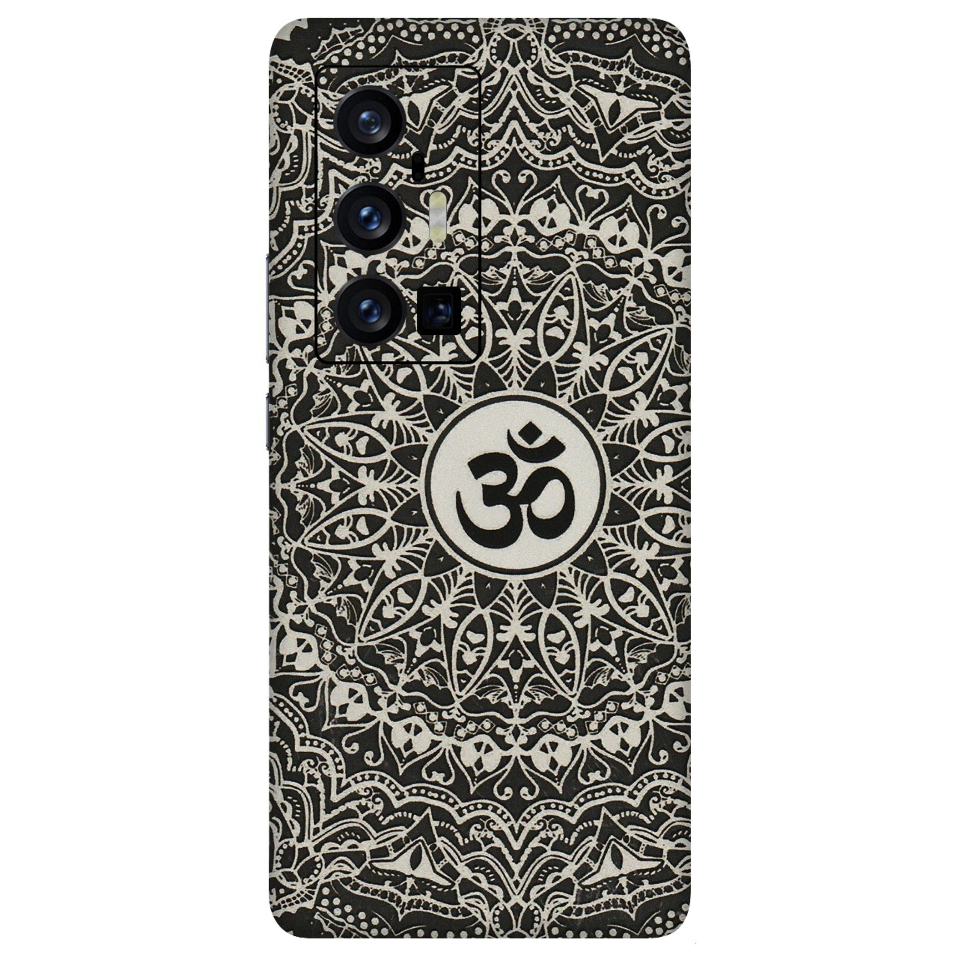 VIVO Z/V/X/T/U/S Series Phone Skins (All Models) - Aum Elegant Mandala - 3D Embossed Finish (L-62) Vivo X70 Pro Plus (5G)