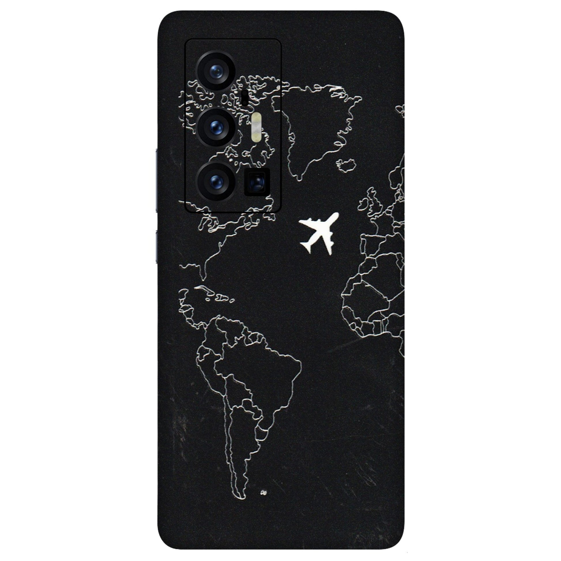 VIVO Z/V/X/T/U/S Series Phone Skins (All Models) - Never Ending Travel - 3D Embossed Finish (L-79) Vivo X70 Pro Plus (5G)