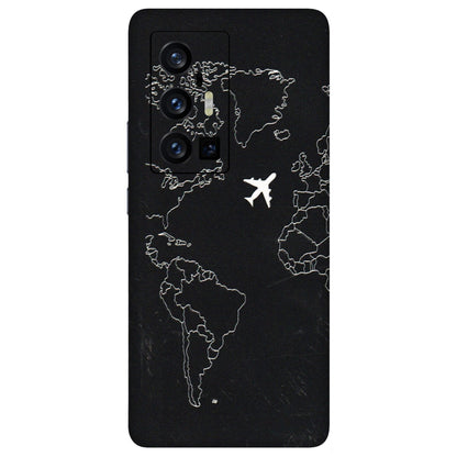 VIVO Z/V/X/T/U/S Series Phone Skins (All Models) - Never Ending Travel - 3D Embossed Finish (L-79) Vivo X70 Pro Plus (5G)