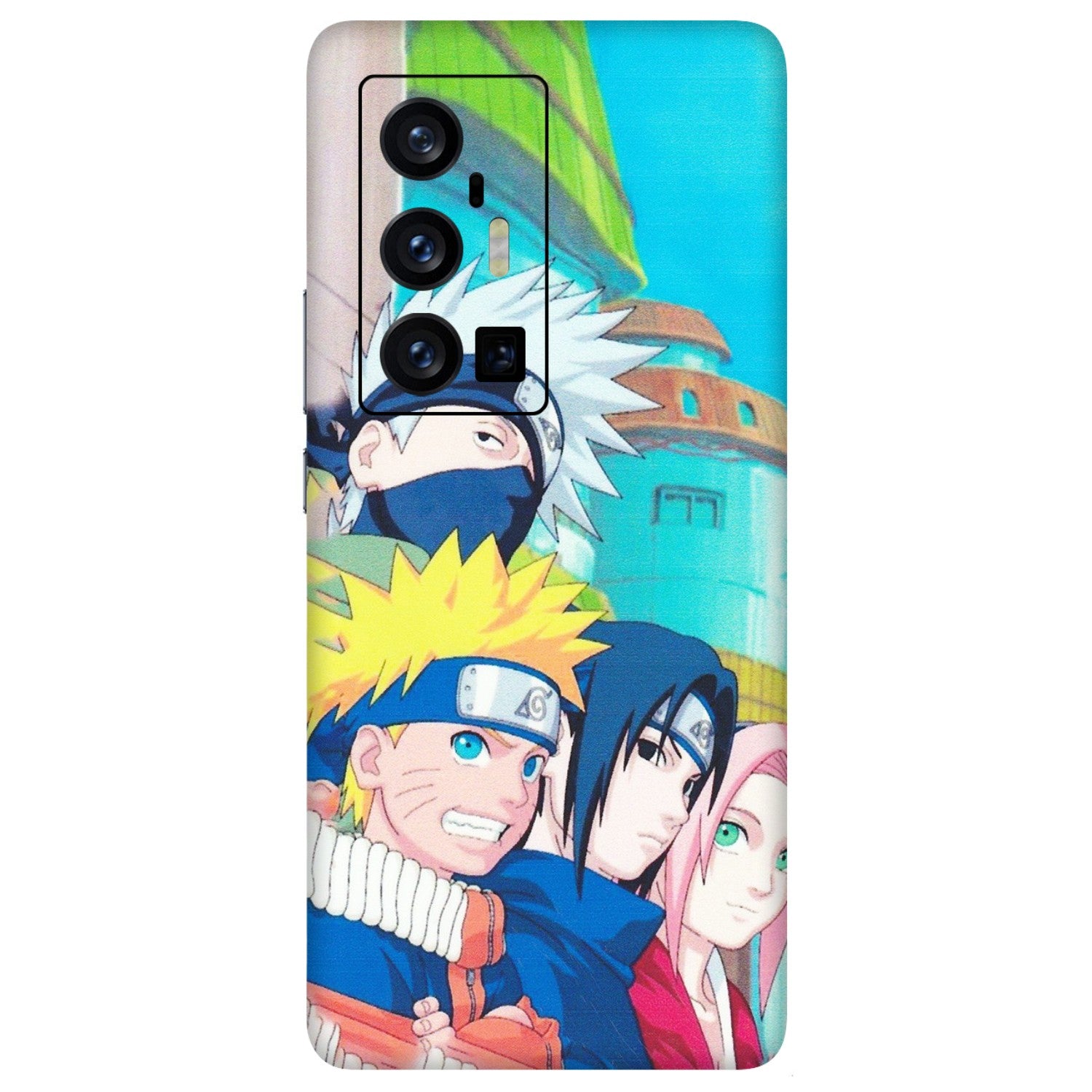 VIVO Z/V/X/T/U/S Series Phone Skins (All Models) - Team Minato And Kakashi - Matte Finish (M-101) Vivo X70 Pro Plus (5G)