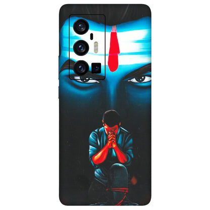 VIVO Z/V/X/T/U/S Series Phone Skins (All Models) - Mahakal Bhakt - Matte Finish (M-112) Vivo X70 Pro Plus (5G)