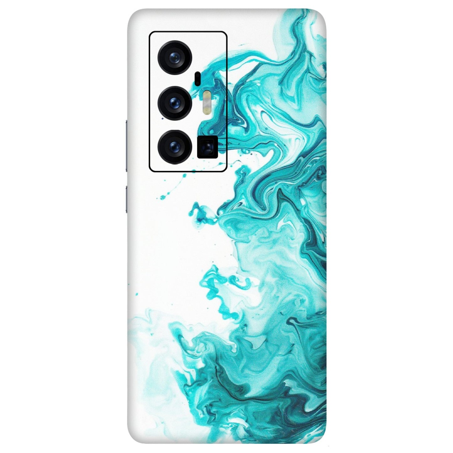 VIVO Z/V/X/T/U/S Series Phone Skins (All Models) - Sky Blue Abstract Colour - Matte Finish (M-146) Vivo X70 Pro Plus (5G)
