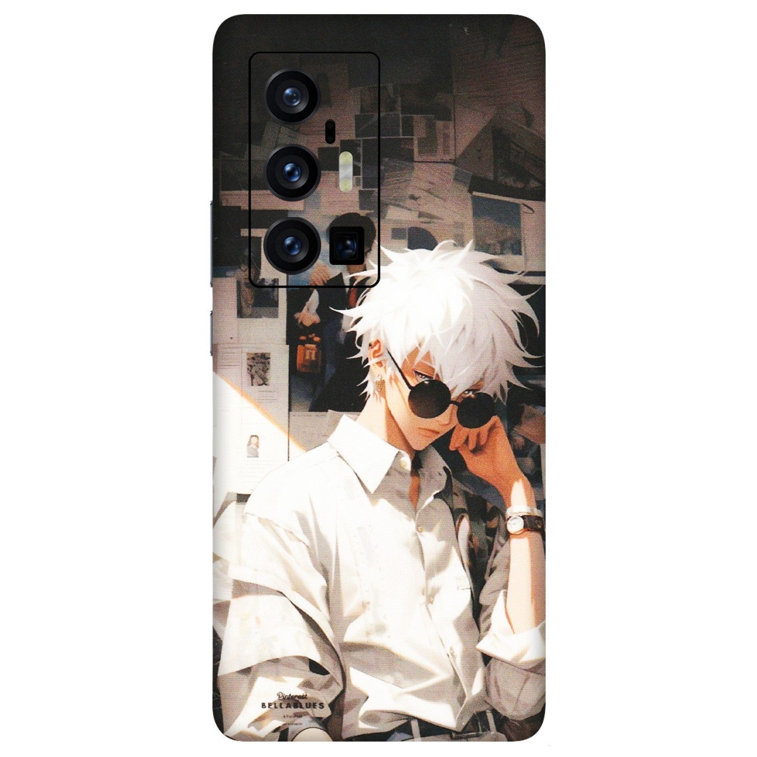 VIVO Z/V/X/T/U/S Series Phone Skins (All Models) - Gojo Satoru Jujustu Kaisen Anime - Matte Finish (M-156) Vivo X70 Pro Plus (5G)