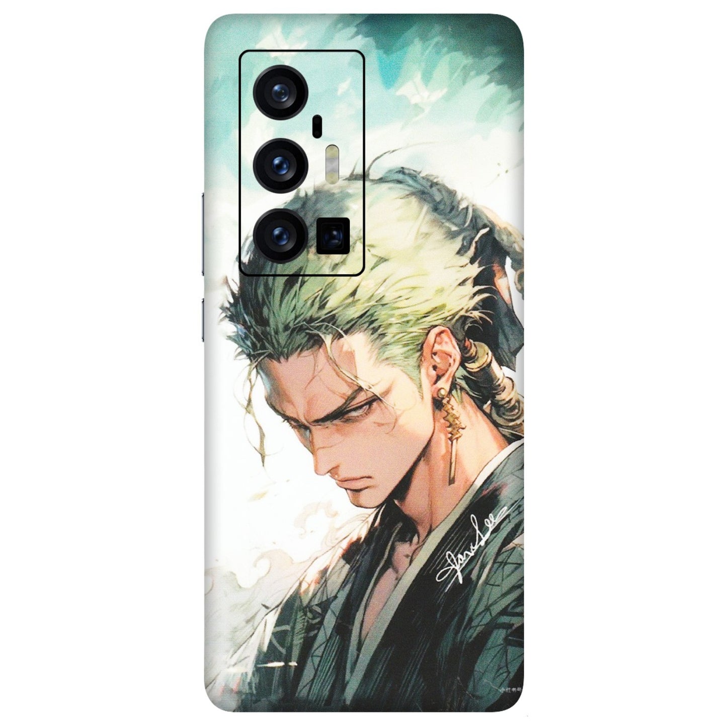 VIVO Z/V/X/T/U/S Series Phone Skins (All Models) - Pirate Hunter One Piece Anime - Matte Finish (M-157) Vivo X70 Pro Plus (5G)