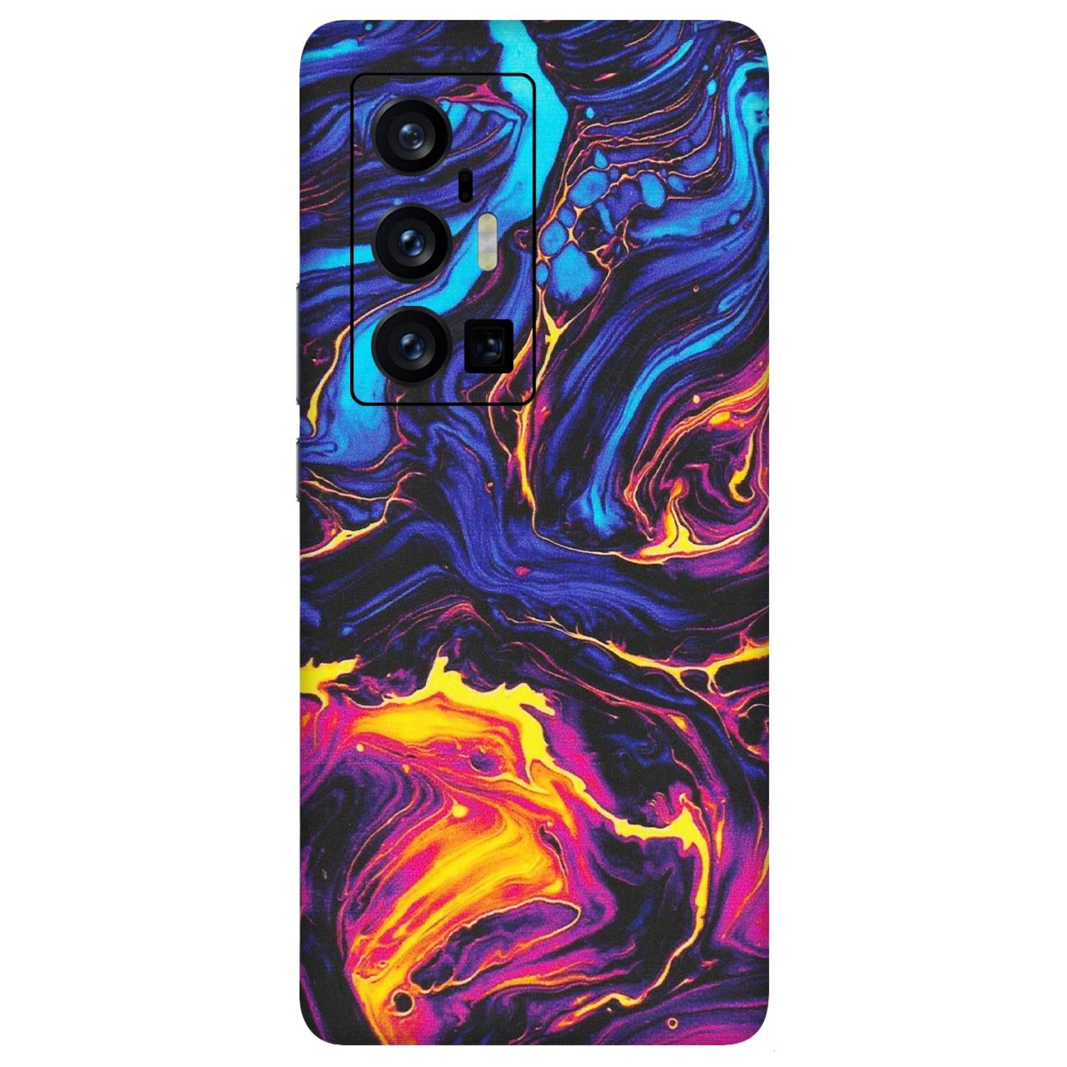 VIVO Z/V/X/T/U/S Series Phone Skins (All Models) - Abstract Paint Classy - Matte Finish (M-15) Vivo X70 Pro Plus (5G)