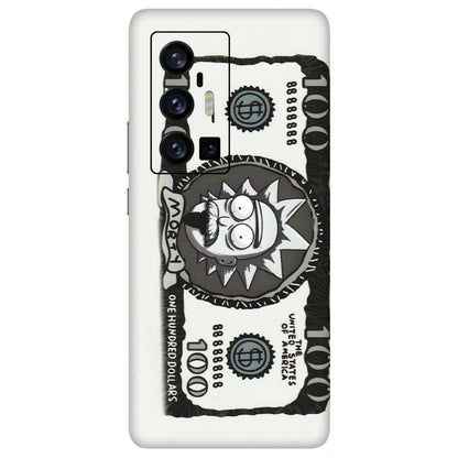 VIVO Z/V/X/T/U/S Series Phone Skins (All Models) - Rick And Morty Hundred Dollar Anime - Matte Finish (M-161) Vivo X70 Pro Plus (5G)