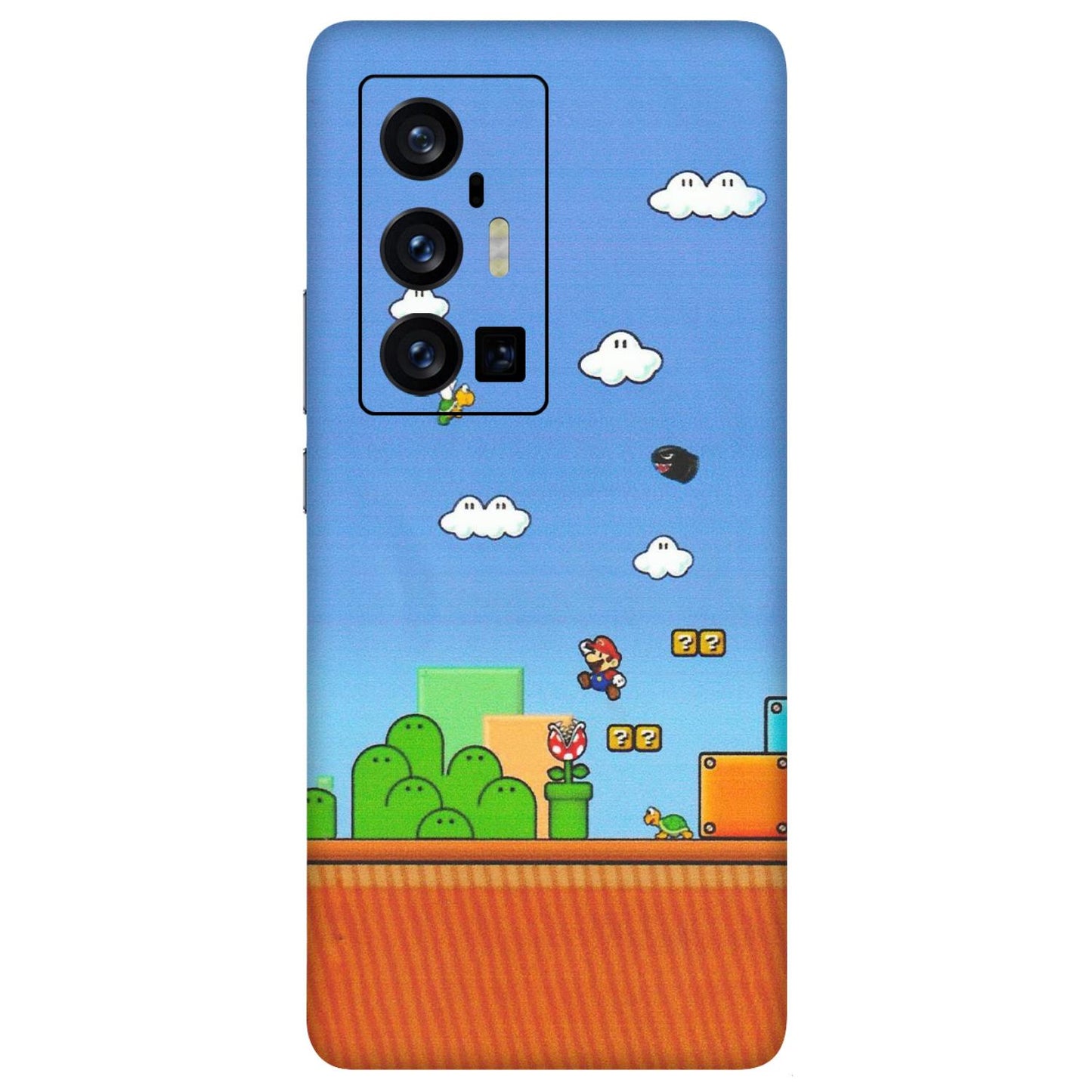 VIVO Z/V/X/T/U/S Series Phone Skins (All Models) - Mario Game Scene - Matte Finish (M-24) Vivo X70 Pro Plus (5G)