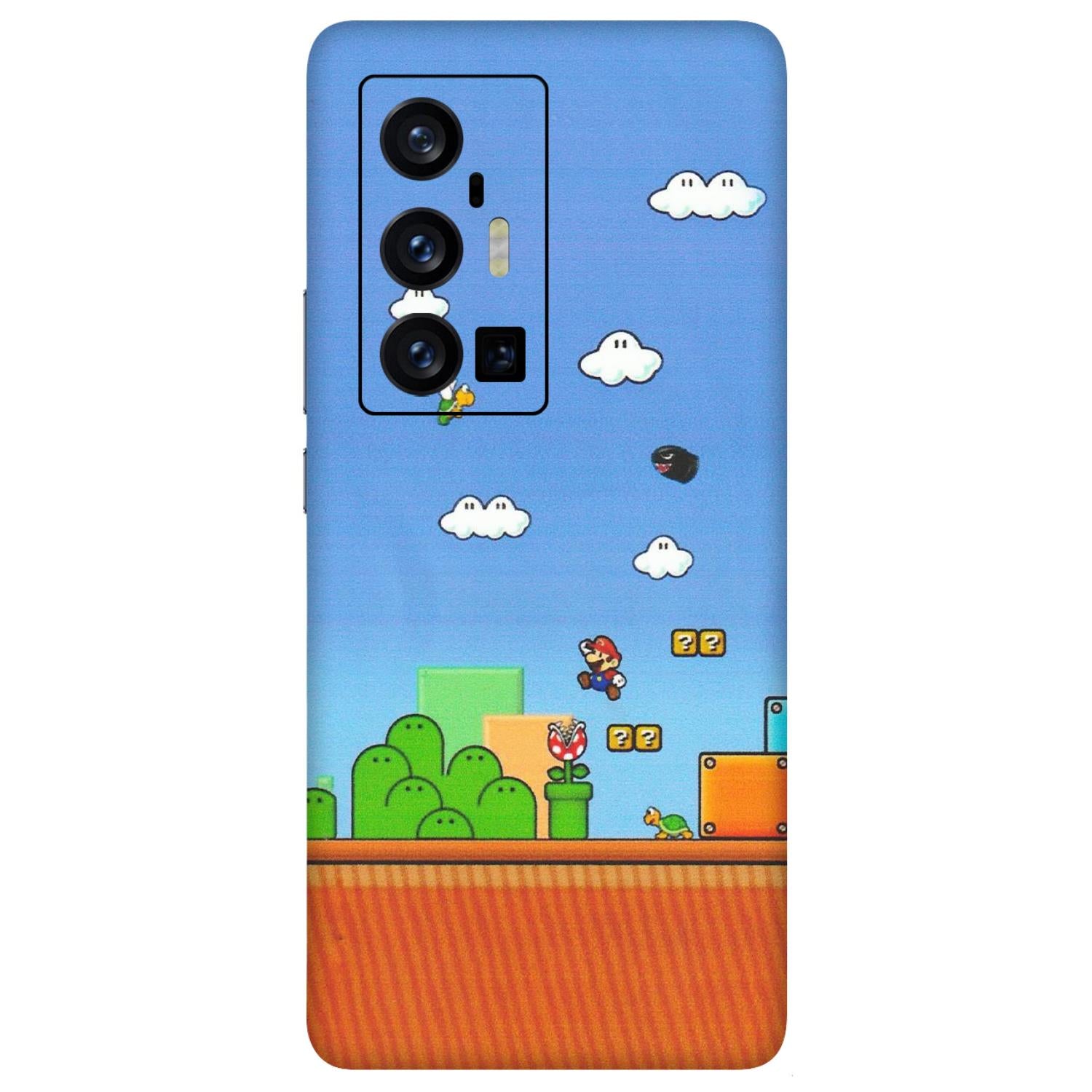 VIVO Z/V/X/T/U/S Series Phone Skins (All Models) - Mario Game Scene - Matte Finish (M-24) Vivo X70 Pro Plus (5G)