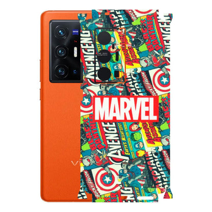 VIVO Z/V/X/T/U/S Series Phone Skins (All Models) - Marvel Comic Lover - Matte Finish (M-30) Vivo X70 Pro Plus (5G)