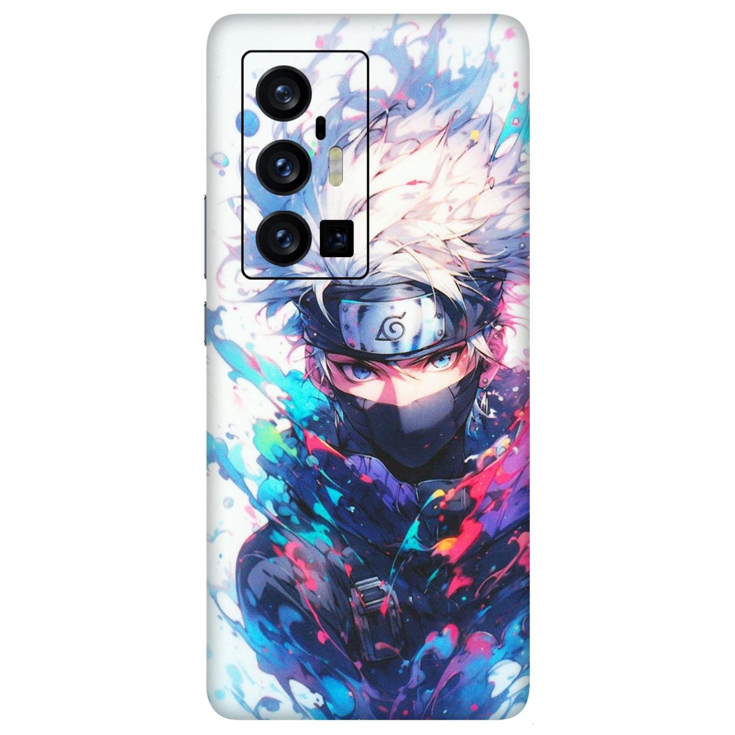 VIVO Z/V/X/T/U/S Series Phone Skins (All Models) - Naruto Face Mask - Matte Finish (M-03) Vivo X70 Pro Plus (5G)