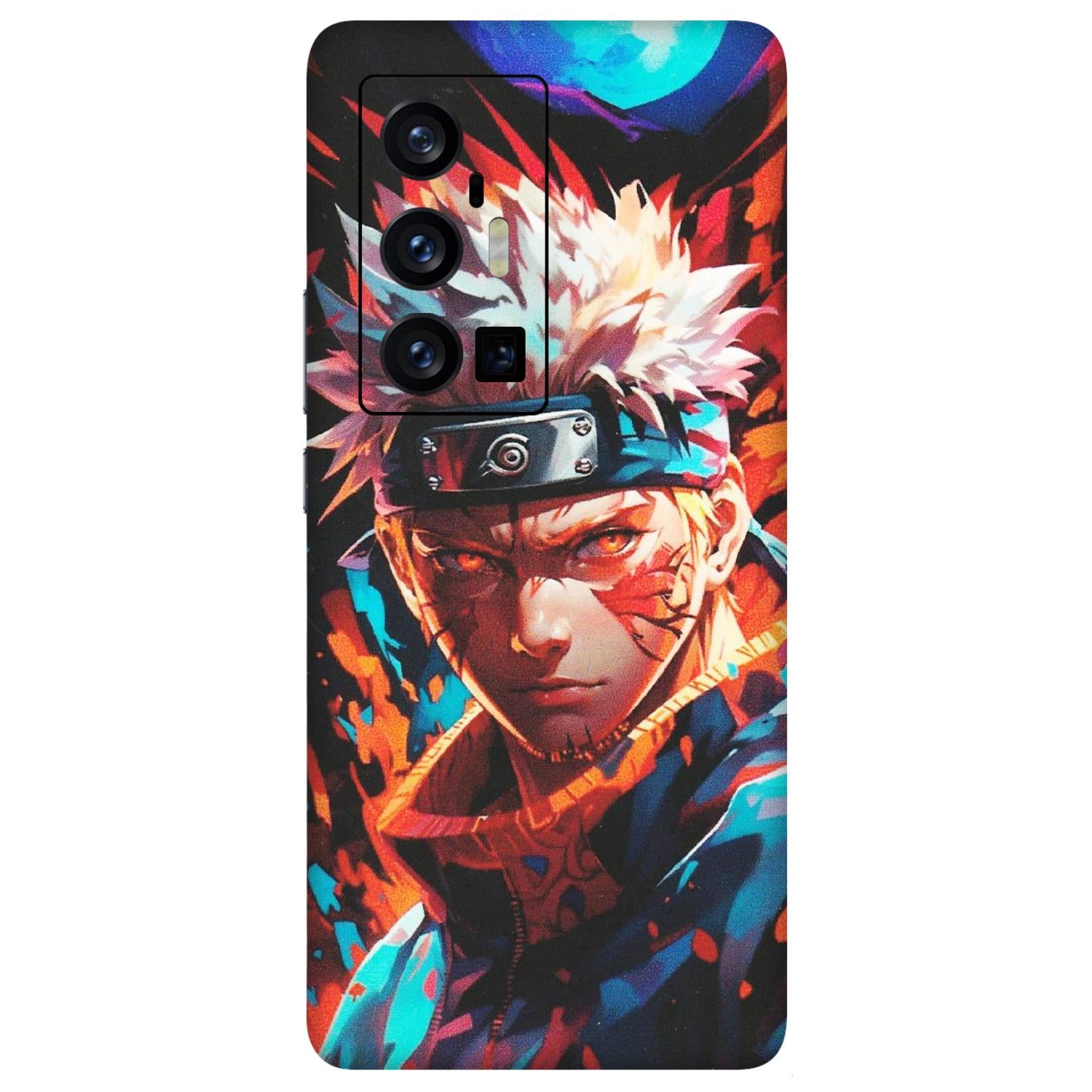 VIVO Z/V/X/T/U/S Series Phone Skins (All Models) - Anime Ferocious Character - Matte Finish (M-44) Vivo X70 Pro Plus (5G)