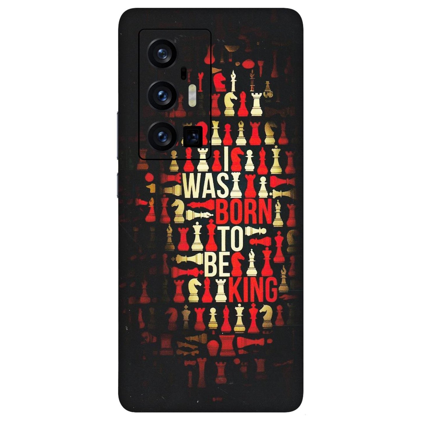 VIVO Z/V/X/T/U/S Series Phone Skins (All Models) - Born To Be King - Matte Finish (M-73) Vivo X70 Pro Plus (5G)