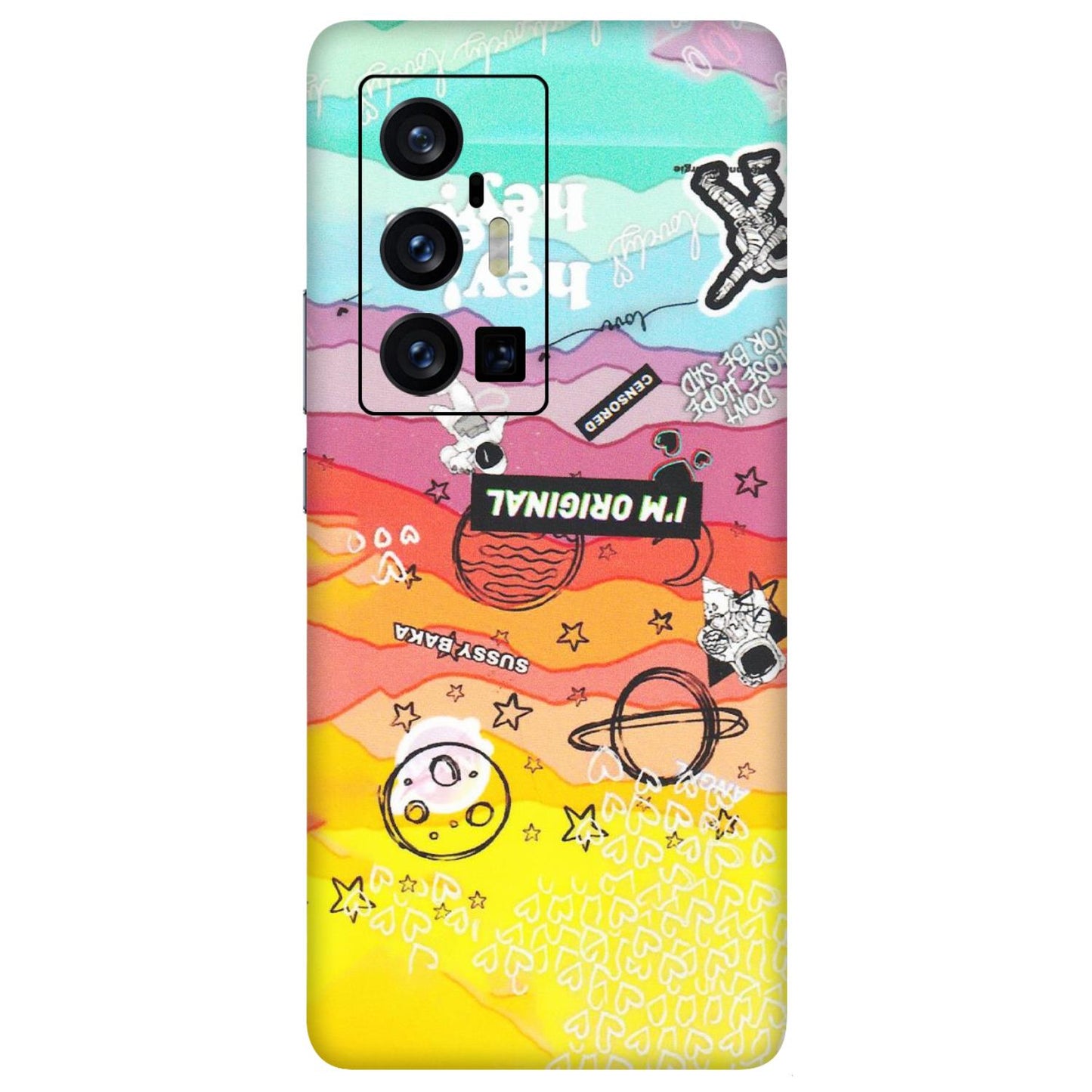 VIVO Z/V/X/T/U/S Series Phone Skins (All Models) - The Original Astronaut - Matte Finish (M-79) Vivo X70 Pro Plus (5G)