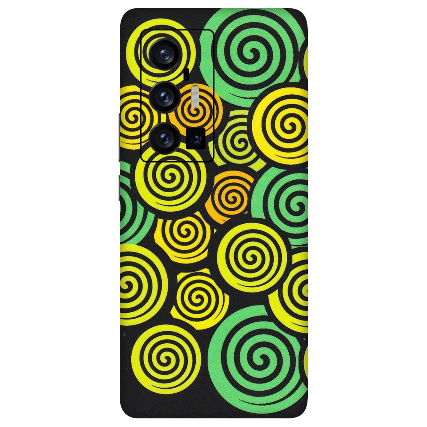 VIVO Z/V/X/T/U/S Series Phone Skins (All Models) - Crazy Spiral - Matte Finish (M-91) Vivo X70 Pro Plus (5G)