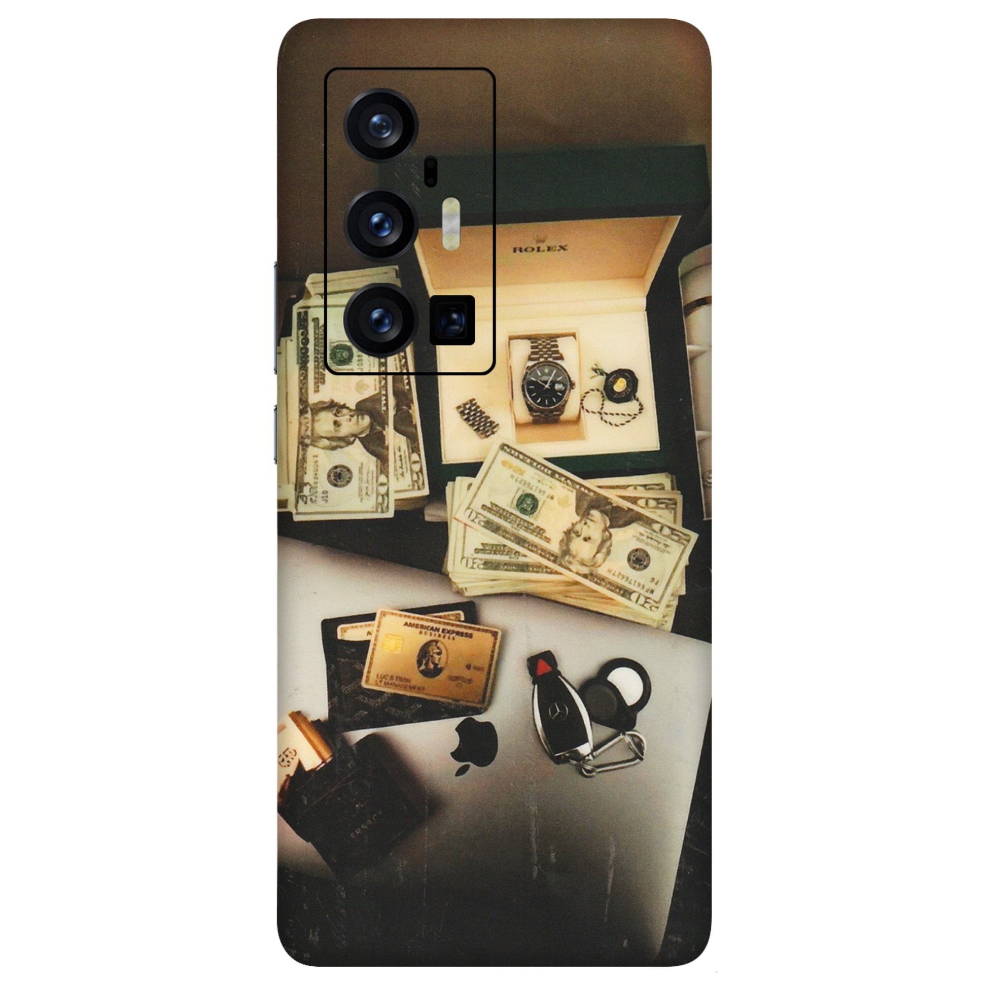 VIVO Z/V/X/T/U/S Series Phone Skins (All Models) - Luxury Lifestyle - Transparent Finish (T-11) Vivo X70 Pro Plus (5G)