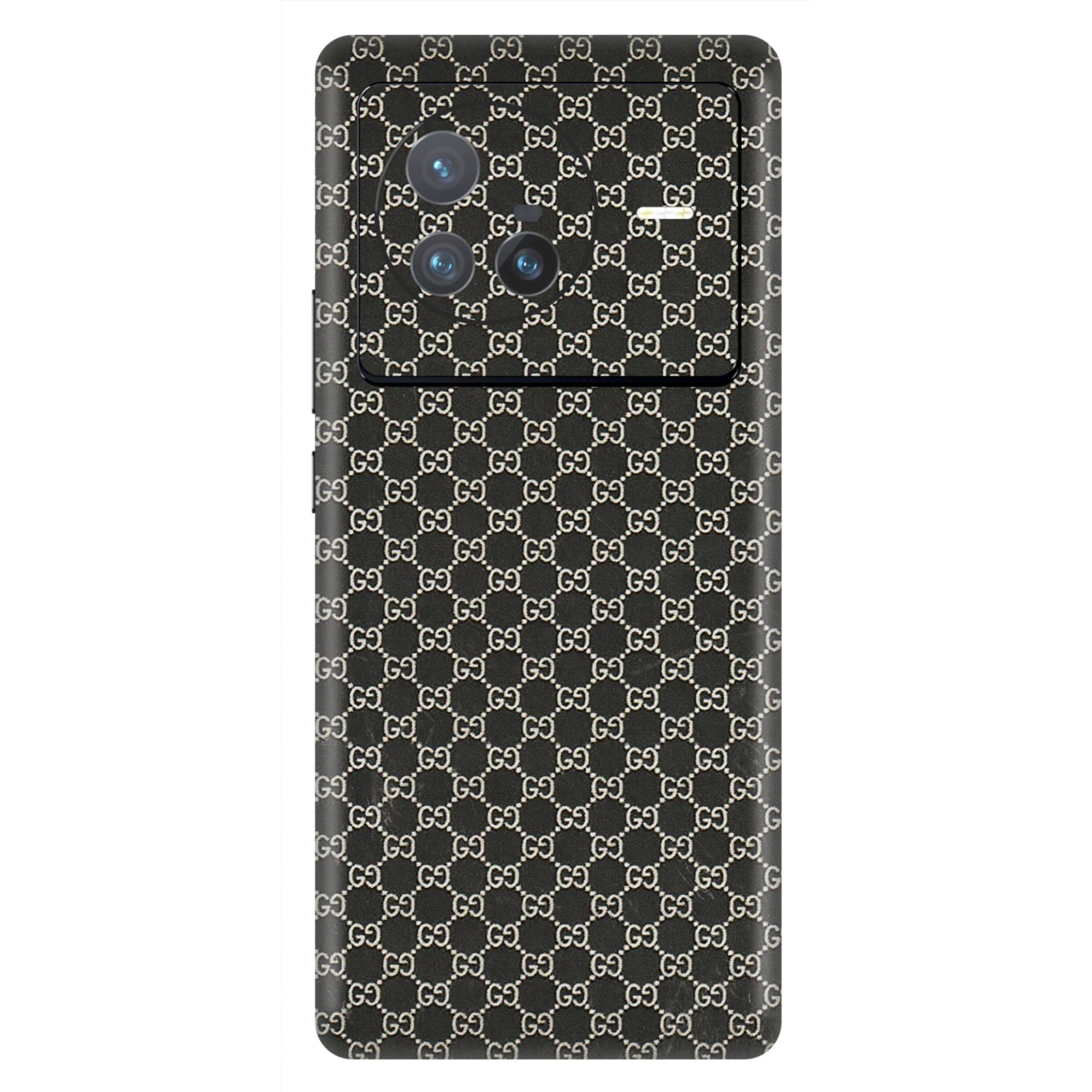 VIVO Z/V/X/T/U/S Series Phone Skins (All Models) - Black G Print - 3D Embossed Finish (L-109) Vivo X80 (5G)