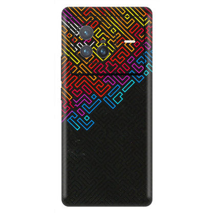 VIVO Z/V/X/T/U/S Series Phone Skins (All Models) - Dotme Pattern Art - 3D Embossed Finish (L-121) Vivo X80 (5G)