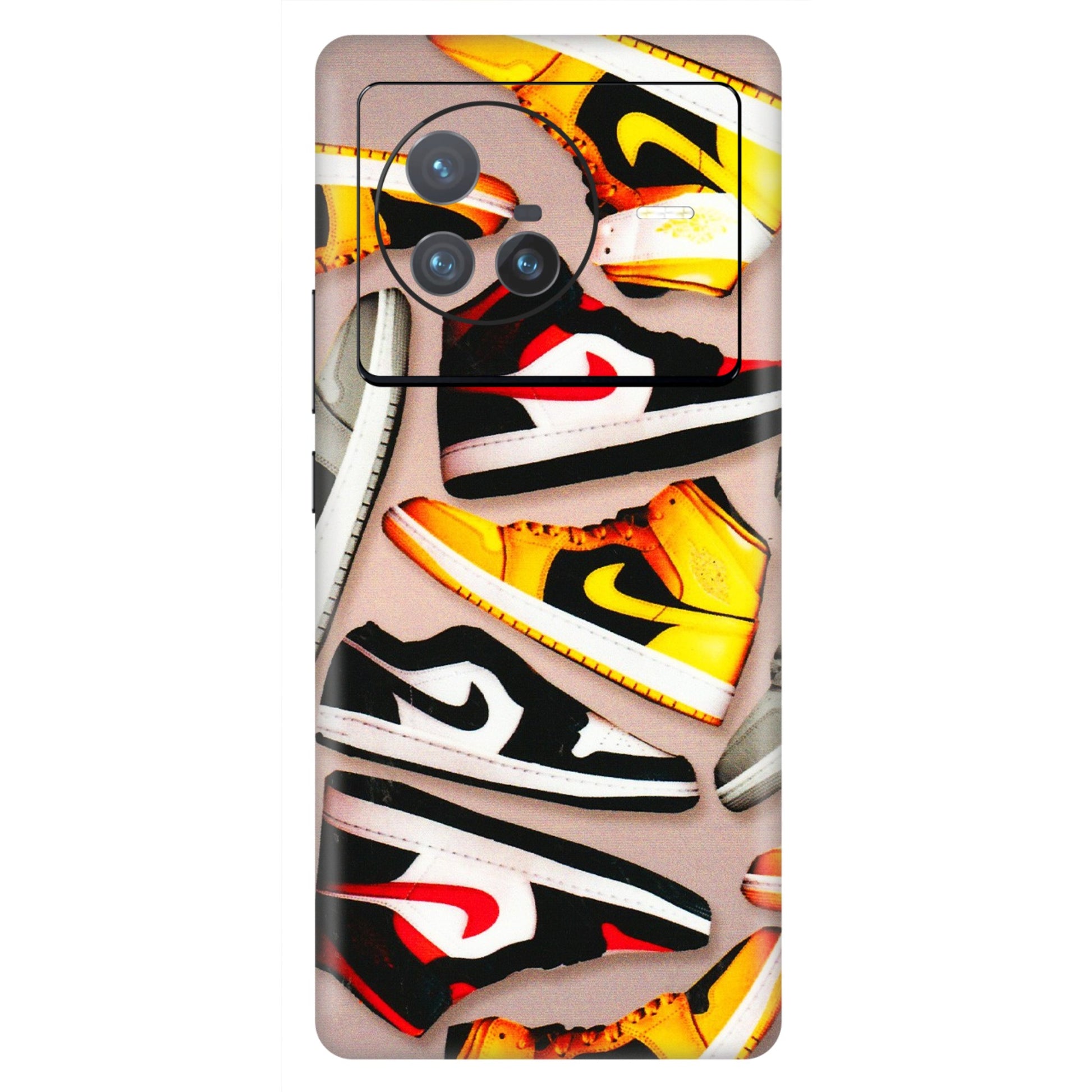 VIVO Z/V/X/T/U/S Series Phone Skins (All Models) - Sneaker Lover - 3D Embossed Finish (L-135) Vivo X80 (5G)